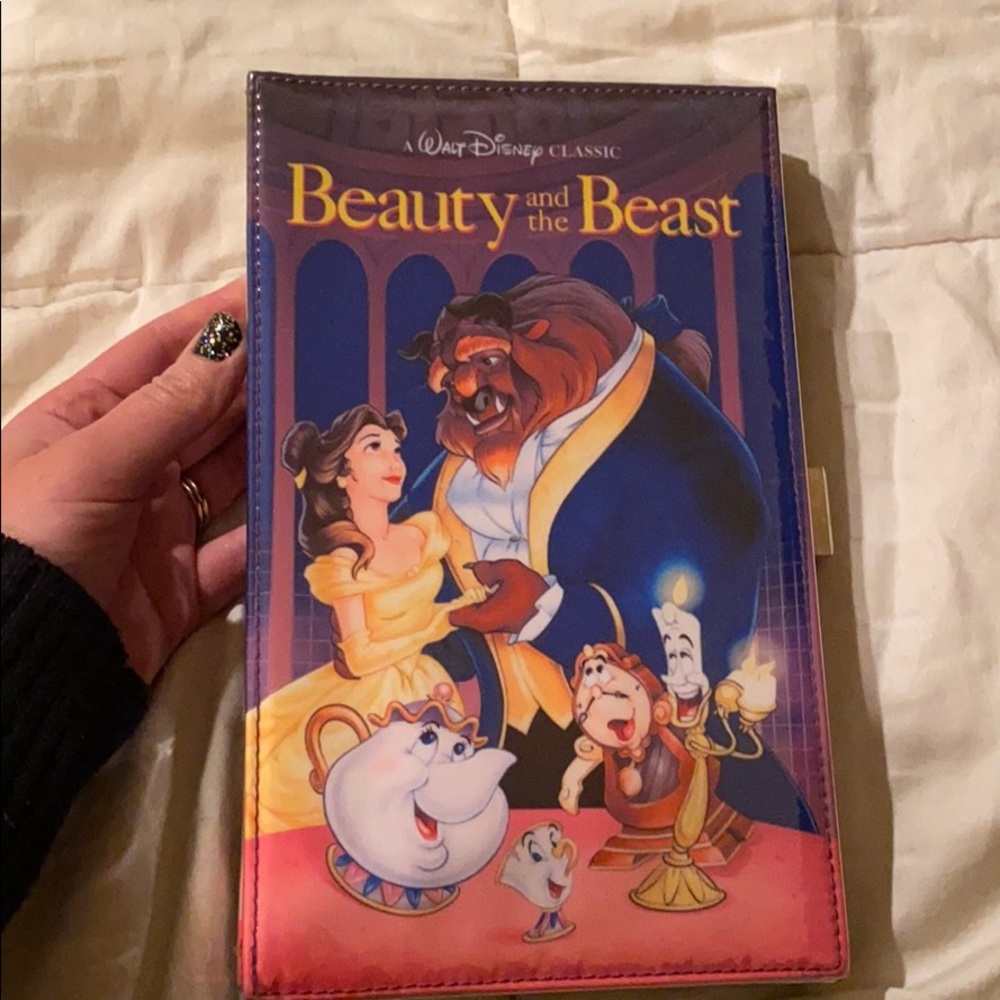 Disney VHS clutch purse